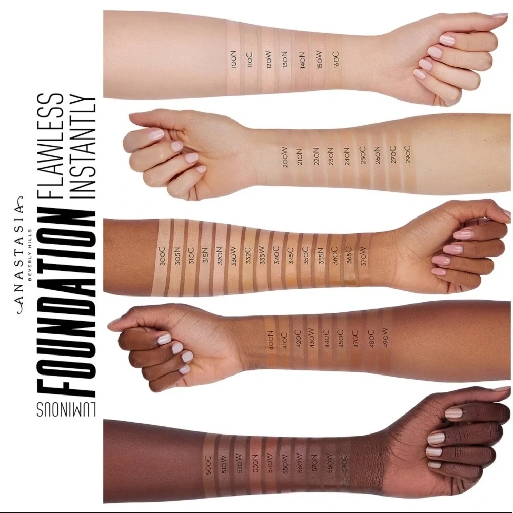 🌿Anastasia Beverly Hills Luminous Foundation / Color: 335W